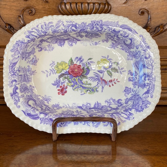 Mulberry Beverly Spode England Small 9’ Oval Plater - Picture 3 of 10